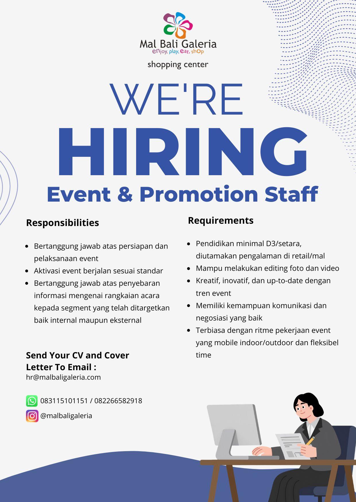 Job Flyer Event and Promotion Staff